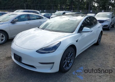 2021 Tesla Model 3 Standard Range Plus Rear-Wheel Drive из США, поврежденный, VIN 5YJ3E1EA3MF870838